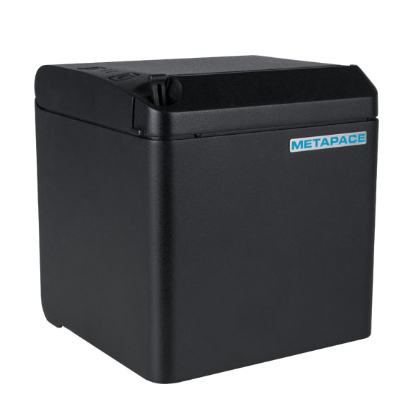 Metapace T-40, USB, RS232, Ethernet, 8 Punkte/mm (203dpi), Cutter, schwarz Metapace T-40, USB, RS232, Ethernet, 8 Punkte/mm (203dpi), Cutter, schwarz